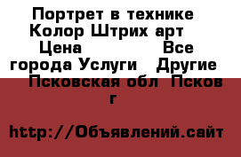 Портрет в технике “Колор-Штрих-арт“ › Цена ­ 250-350 - Все города Услуги » Другие   . Псковская обл.,Псков г.